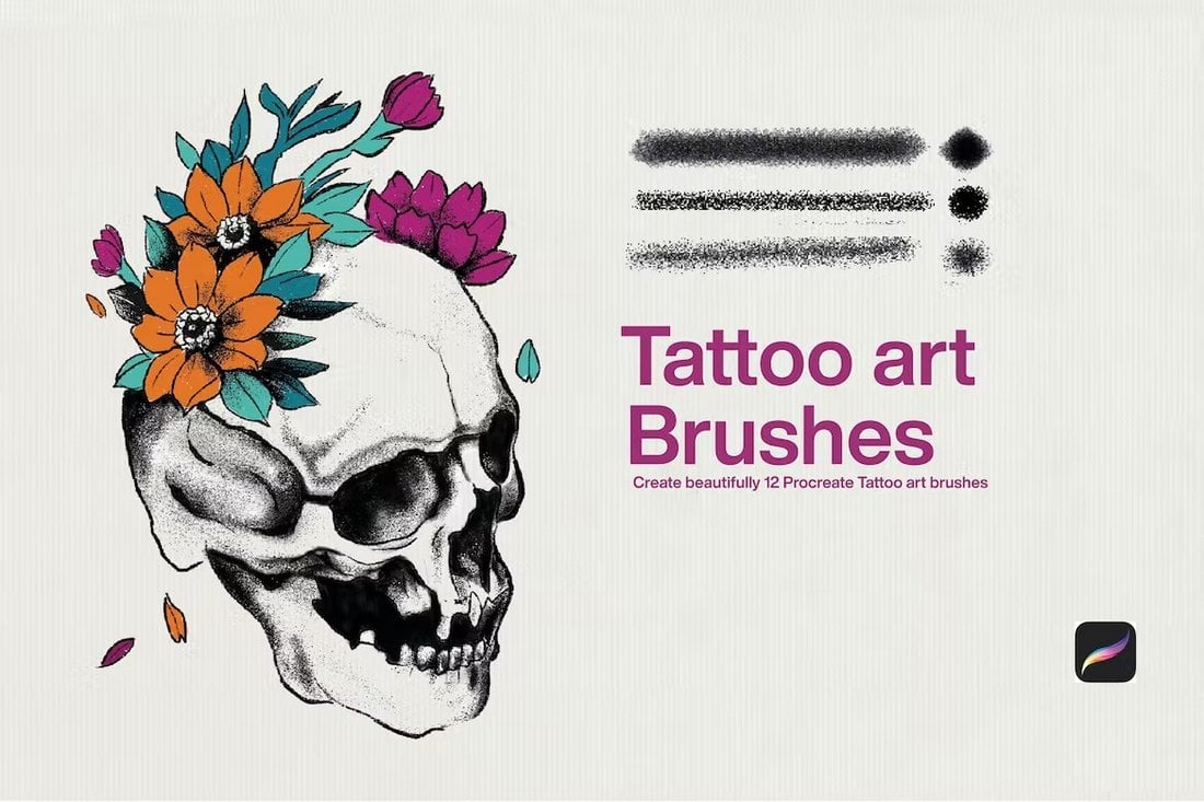 10 Tattoo Art Brushes for Procreate