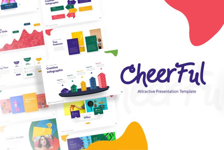 View Information about Cheerful PowerPoint Template