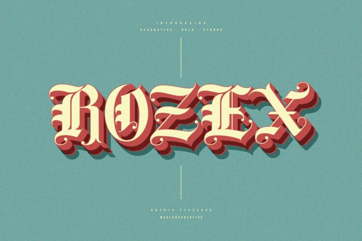 View Information about Rozex Font