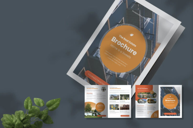 View Information about Bi-Fold Real Estate Brochure Template