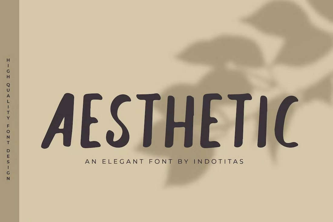 Aesthetic - Creative Aesthetic Font