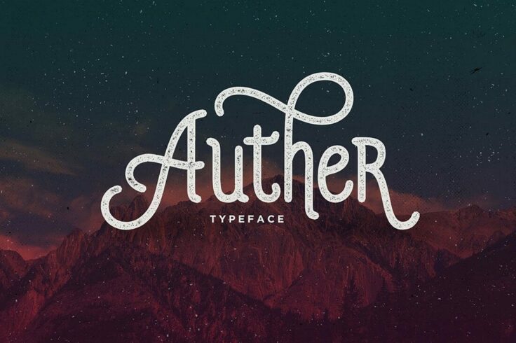 View Information about Auther Typeface