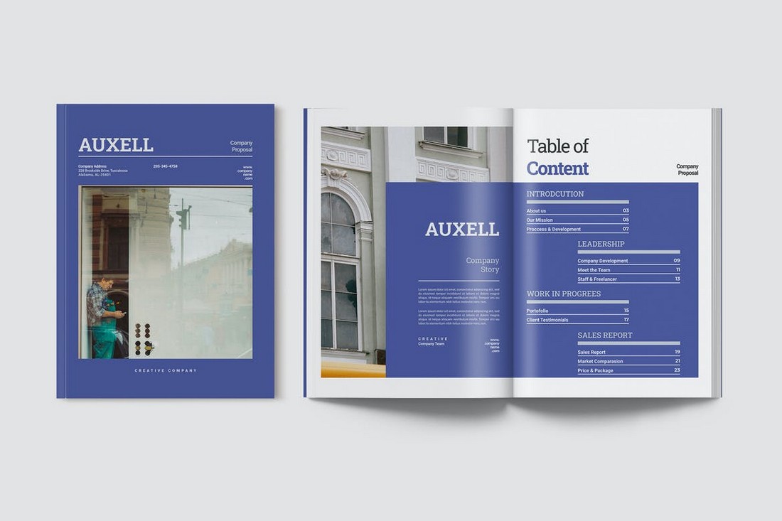 Auxell - Elegant Business Proposal Word Template