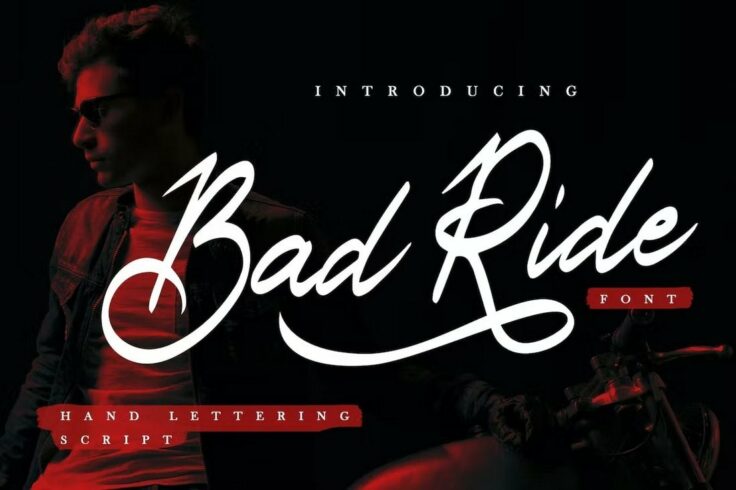 View Information about Bad Ride – Script Font