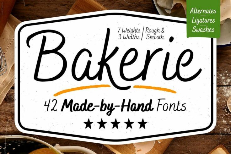 View Information about Bakerie Font Family