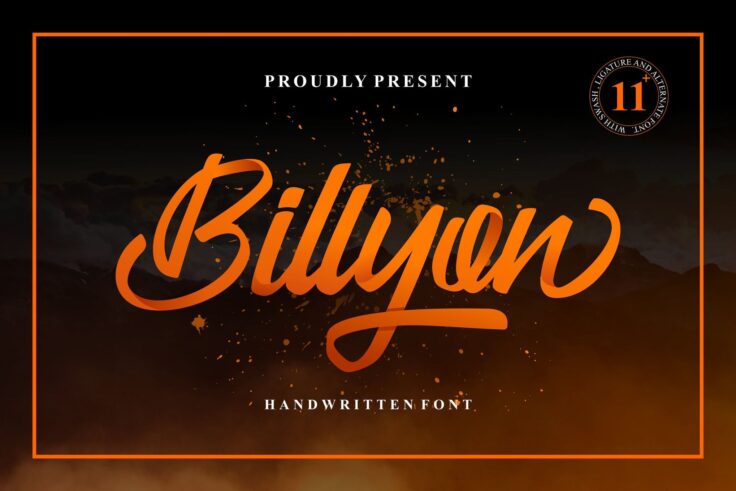 View Information about Billyon Font