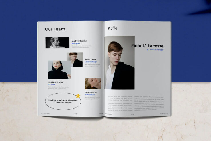 View Information about Company Profile Brochure Template