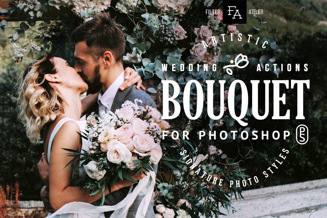 Bouquet Wedding Actions for Photoshop