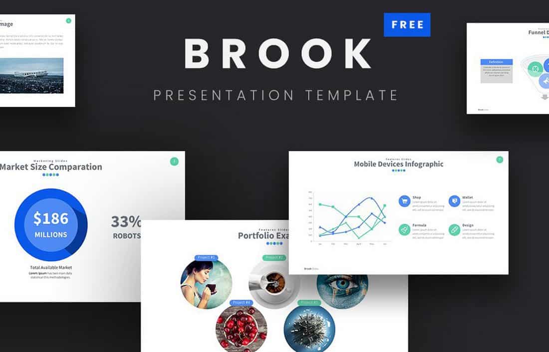 Brook - Free Google Slides Template