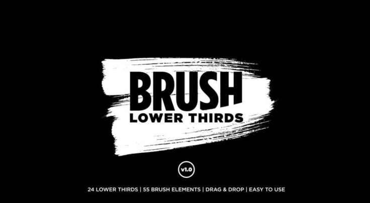 View Information about Brush Lower Thirds Templates