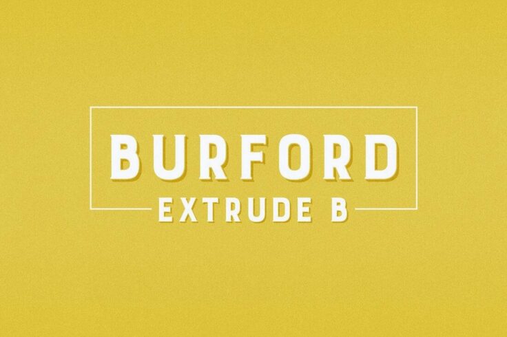View Information about Burford Extrude Font