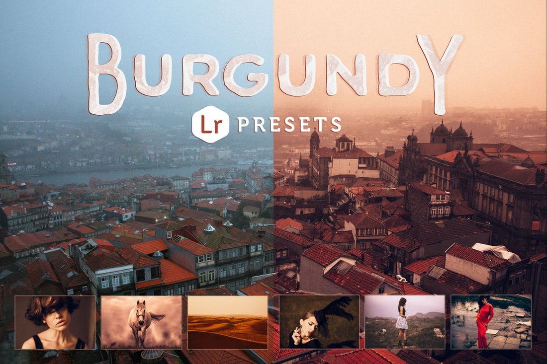 Burgundy Lightroom Presets