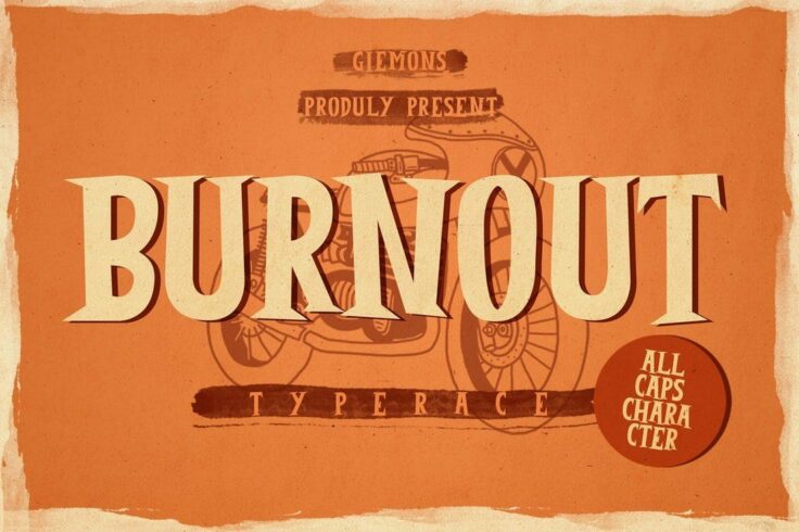 View Information about Burnout Poster Font