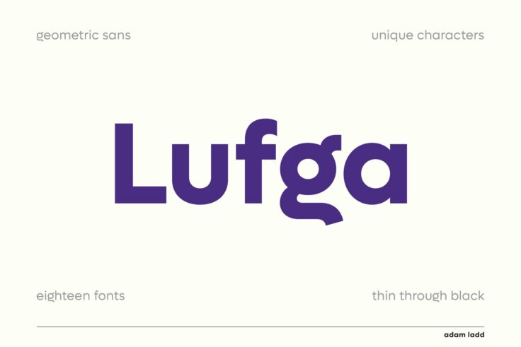 View Information about Lufga Business Font
