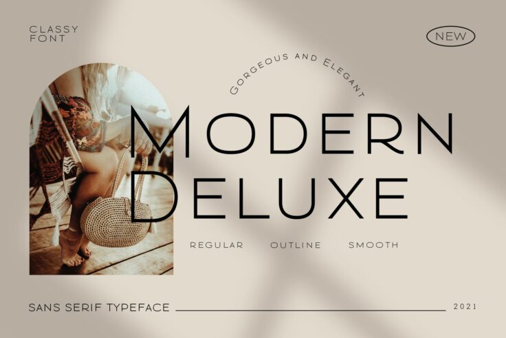 View Information about Modern Deluxe Font