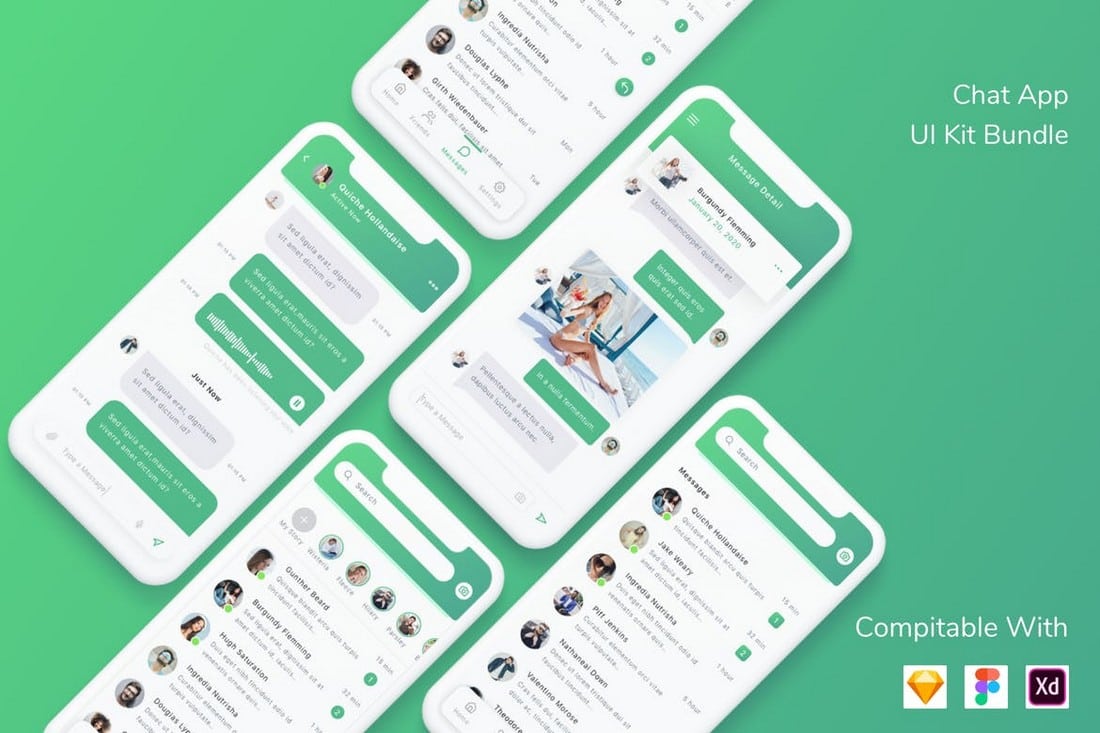 Chat App UI Templates Kit