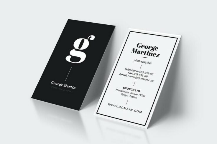 View Information about Clean Minimal Business Card Design