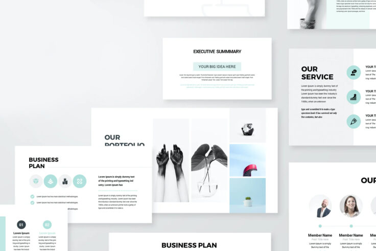 View Information about Modern Business Presentation Template