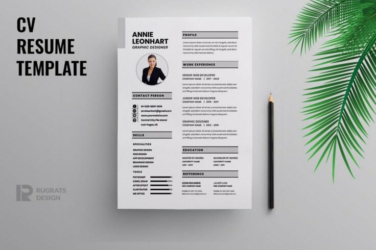 View Information about Clean & Minimal Resume Template