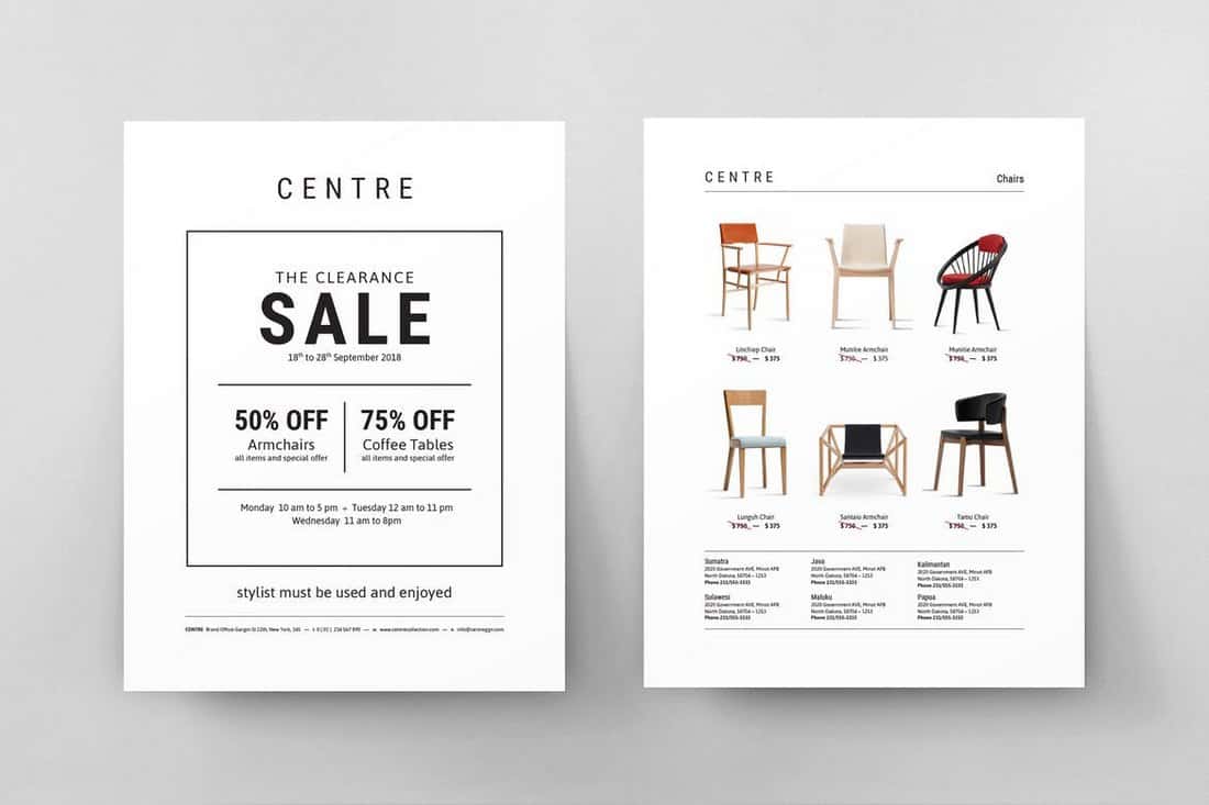 Clearance Sale Flyer Template