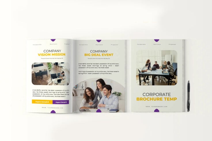 View Information about Corporate Proposal Brochure Template