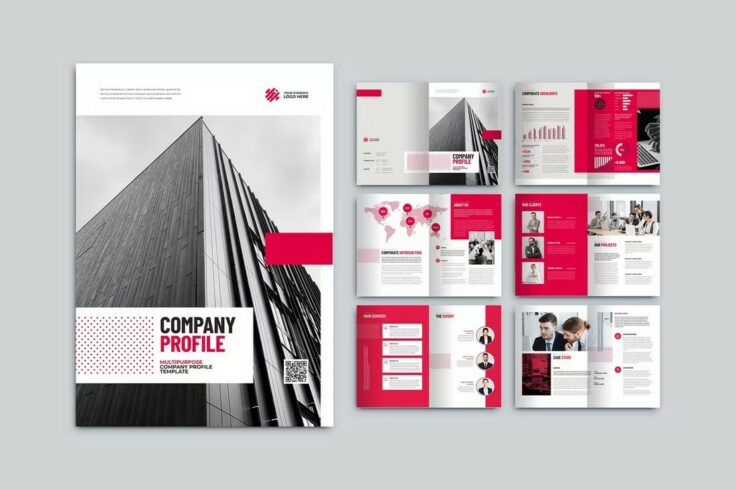 View Information about Corporate Profile Brochure Template