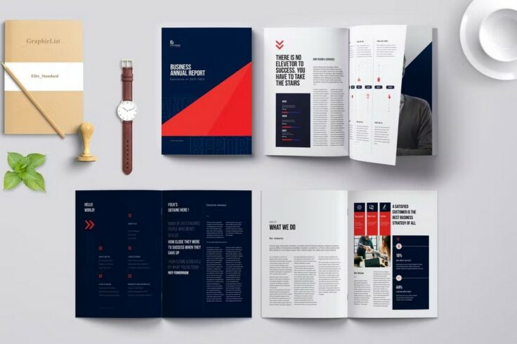 View Information about Creative Annual Report Brochure Template
