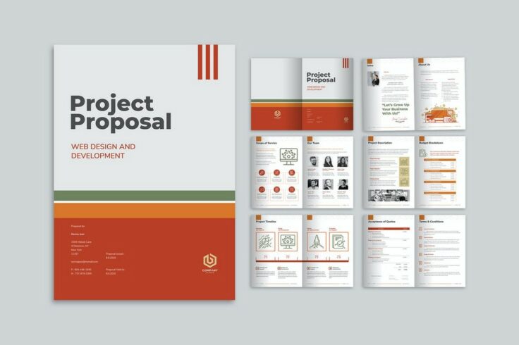 View Information about Creative Project Brochure Template