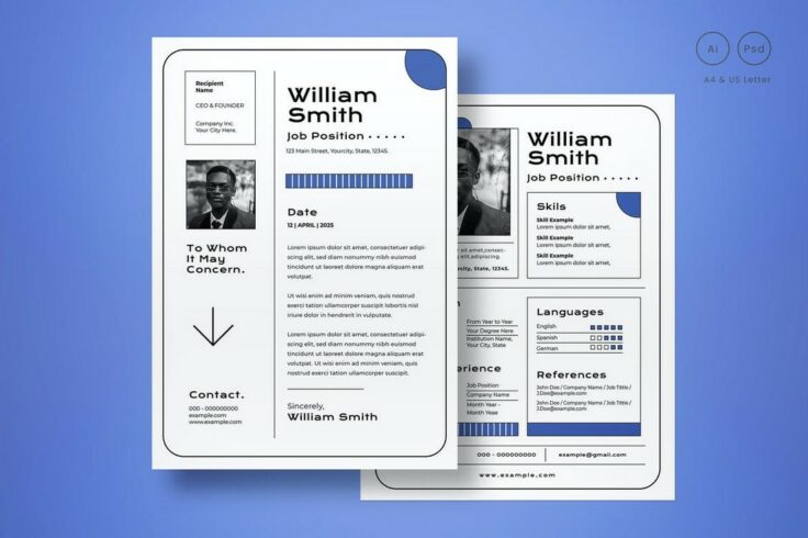 View Information about CV Resume Template for Designers
