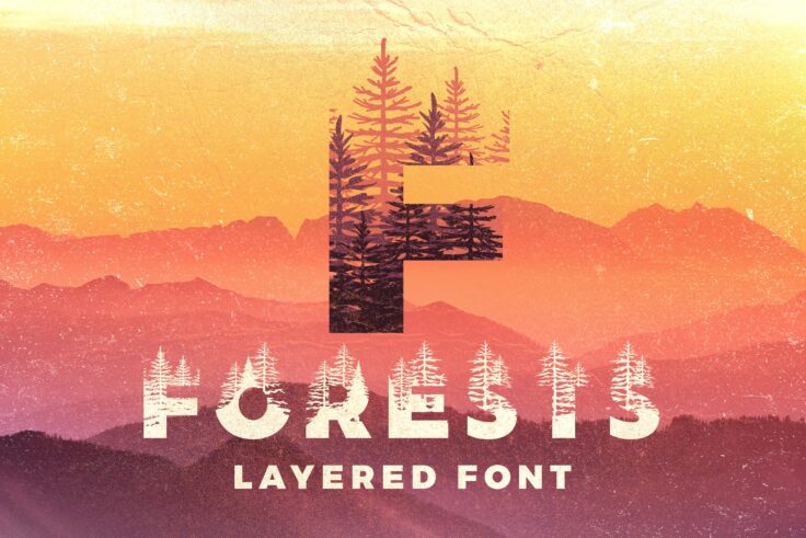 View Information about Forests Layered Font