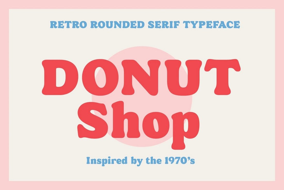 Donut Shop - Free Retro Rounded Font