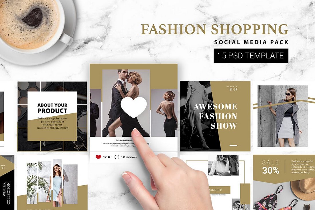 Fashion Shopping Instagram Kit