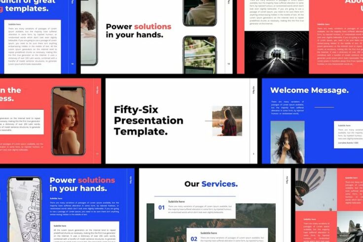 View Information about Fifty-Six Pitch Deck Template