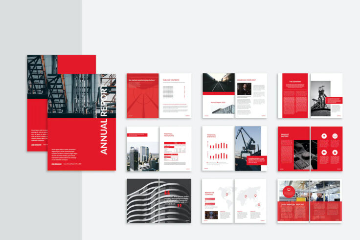 View Information about Financial Report Brochure Template