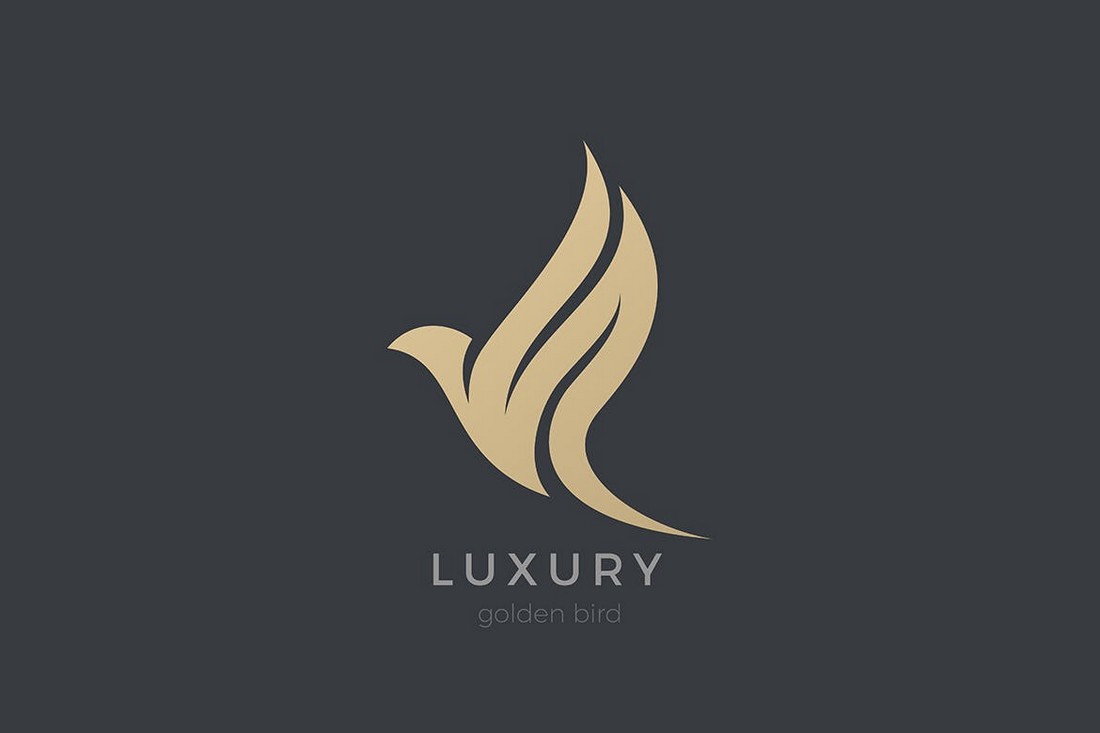 Flying Eagle Luxury Logo Template