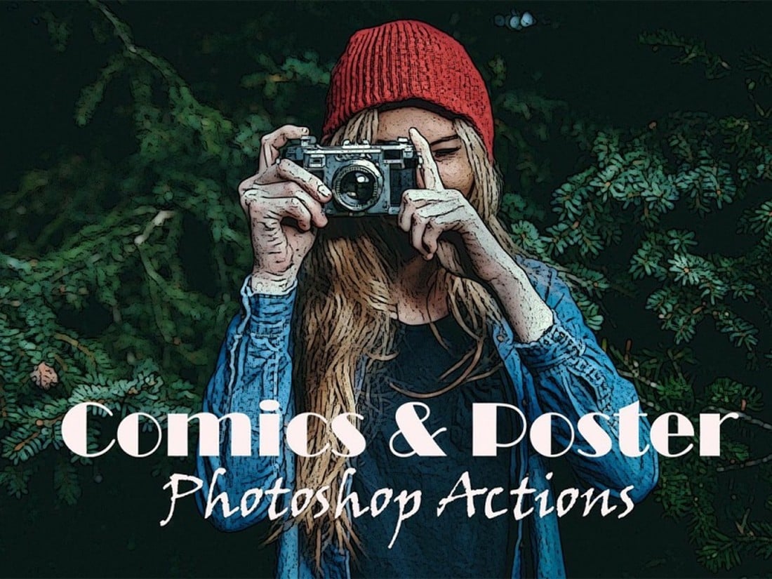 Free Comic Poster Photoshop Actions