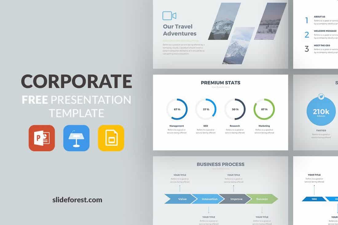 Free Corporate Google Slides Theme