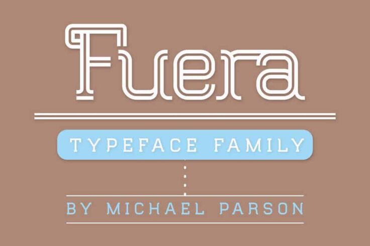 View Information about Fuera Duoline Font