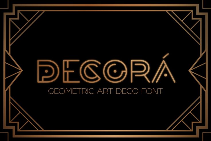 View Information about Decora Art Deco Font
