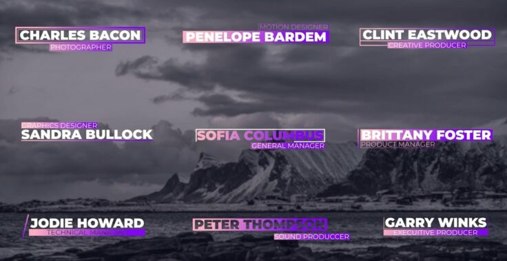 View Information about Purple Lower Thirds Template