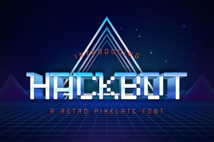 View Information about Hackbot Pixelate Font