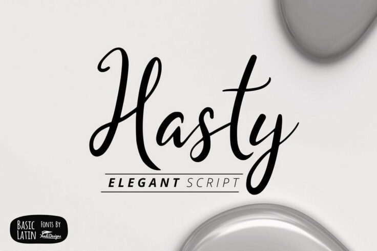 View Information about Hasty Font
