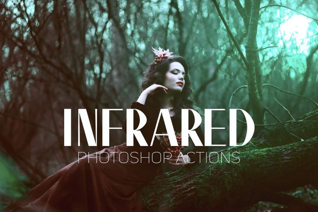 Infrared IR - Portrait Photoshop Actions