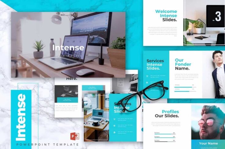 View Information about INTENSE Pitch Deck Template