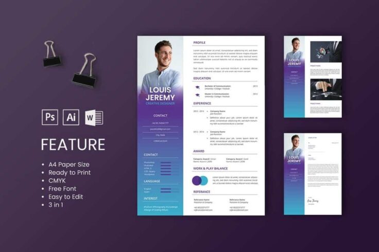 View Information about Louis CV and Resume Template