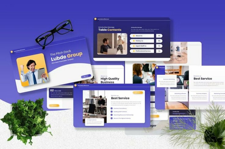 View Information about Lubde Pitch Deck Template