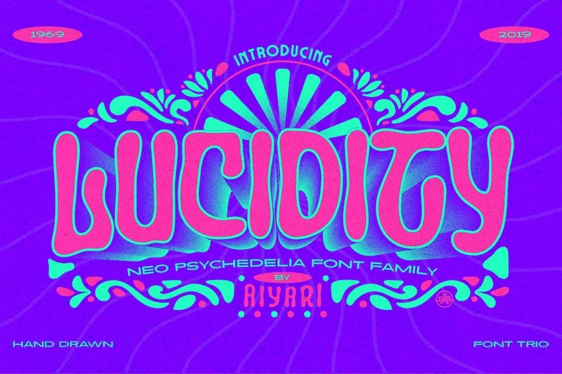 Lucidity - Psychedelic 70s Font
