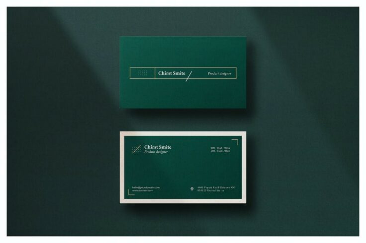 View Information about Sleek Luxurious Business Card
