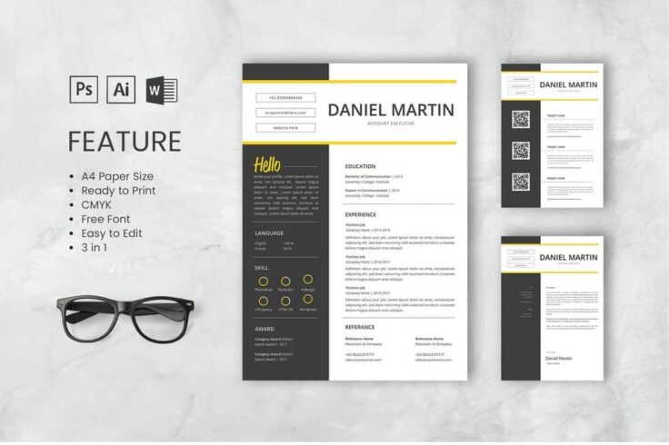 View Information about Martin CV and Resume Template