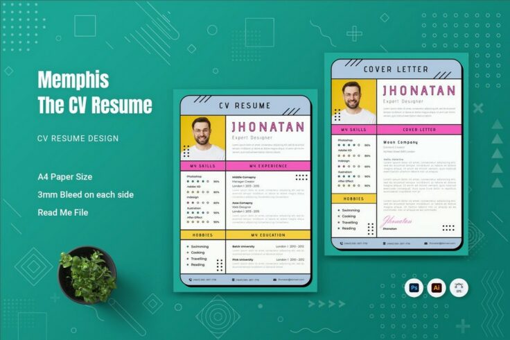 View Information about Memphis Resume Template